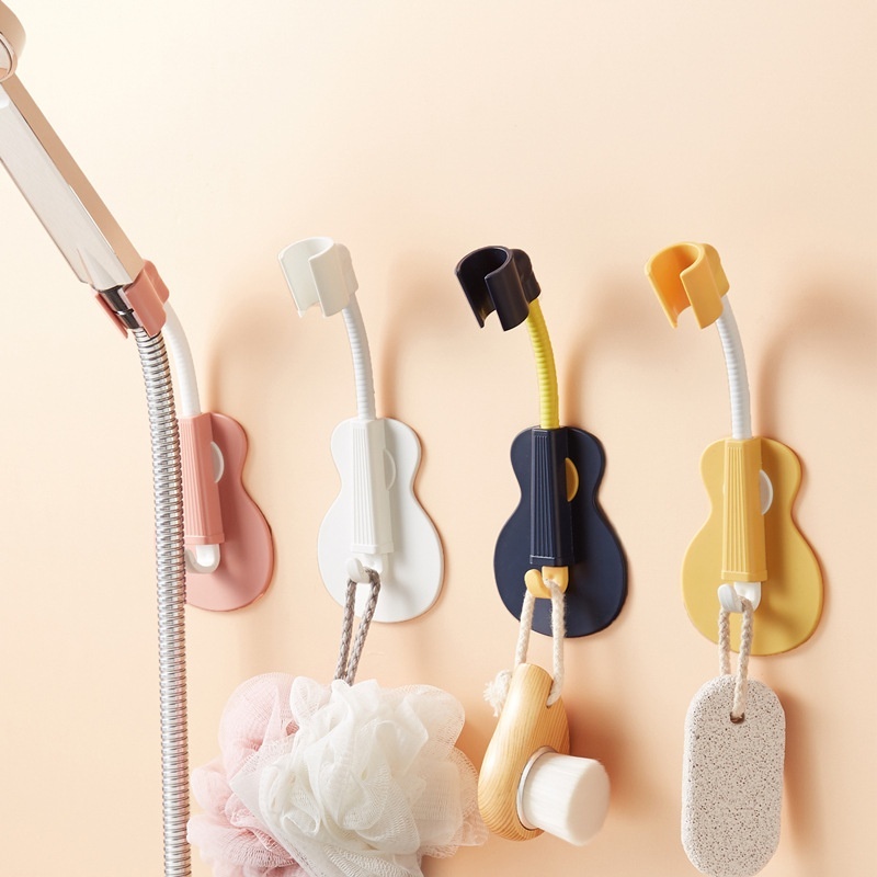 Shower Bracket Punch-free Bathroom Adjustable Nozzle Hanging Seat Shower Rain Shower Fixed Wall Base Home