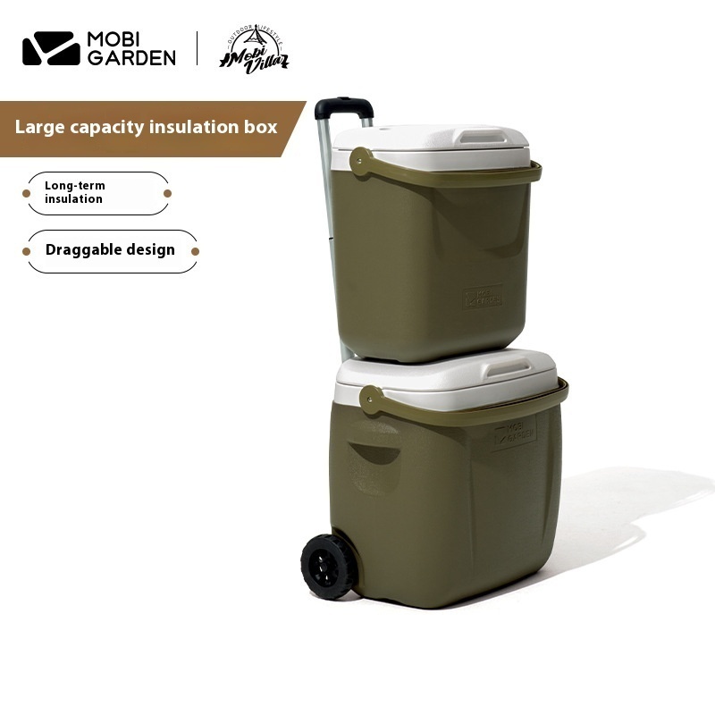 Mugodiulation Box Outdoor Camping Household Car Food Preservation Refrigerator Picnic Preservation Ice Bucket36 L