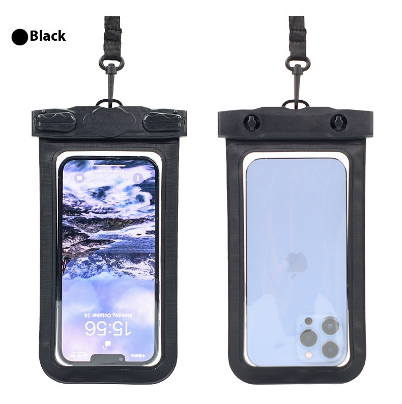 Mobile Phone Waterproof Bag With Touch Screen Large Waterproof Shell Jacket Sealed Bag Universal7.6 Inch IPX8