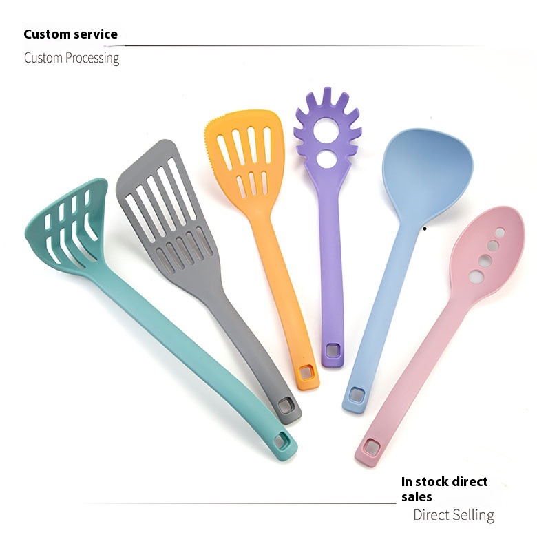 Direct Of Colorful Nylon Kitchenware6-piece Set,Easy To Store,Stand-up Spatula Set,Passed Foodpection