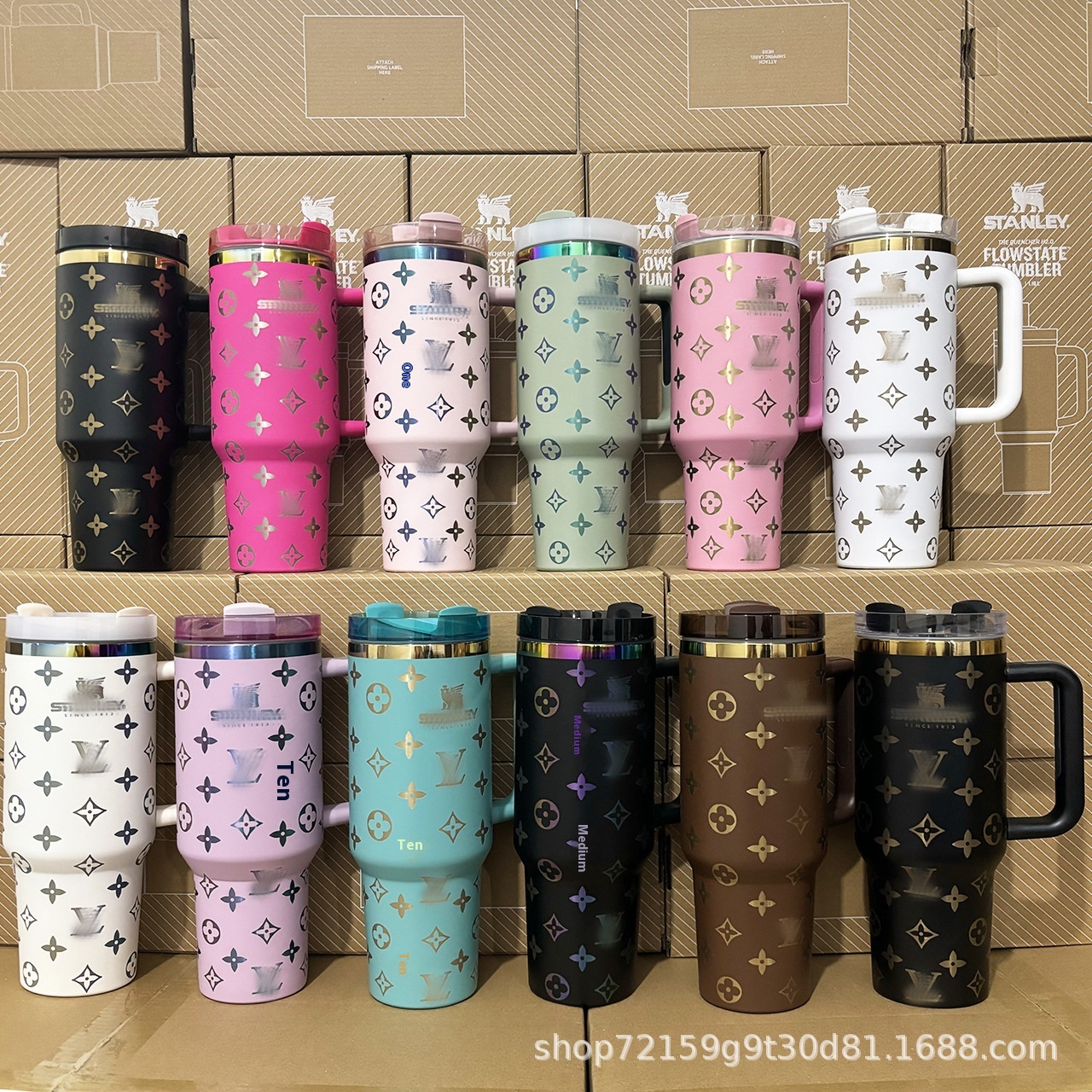 A Large Number Of In Stock Rbay Explosions Stanley With 40oz Second Generation Stainless Steel Car Thermos Glass Ion Plating