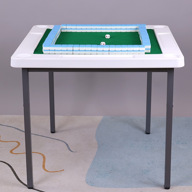 Household Hand-rubbing Chess And Card Table Multi-purpose Double-sided Simple Folding Mahjong Table Plastic Manual Mahjong Table