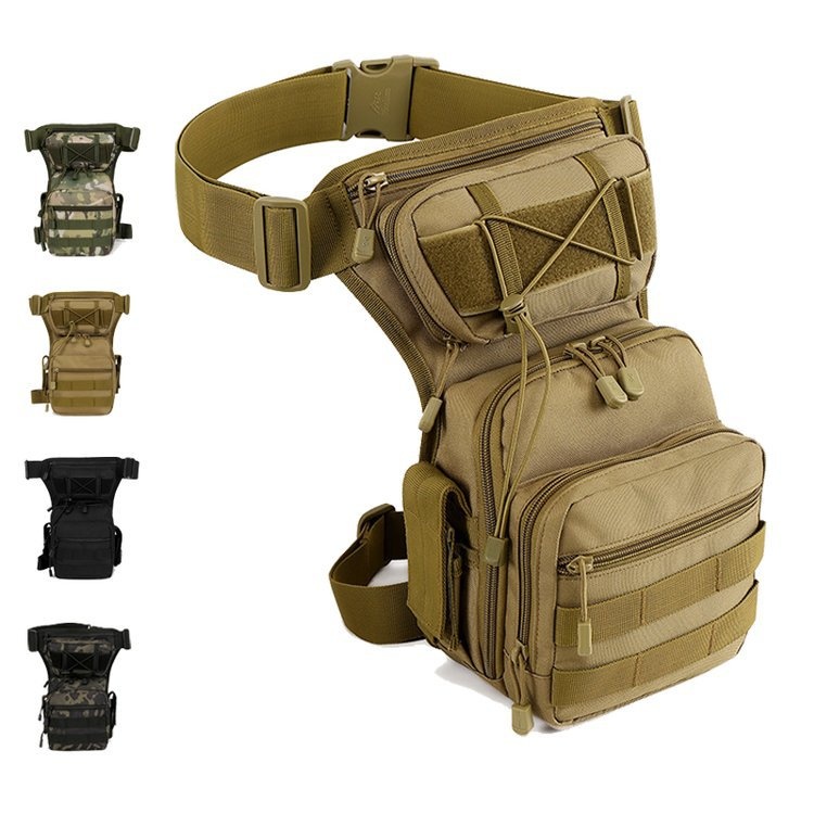 Price Upgraded Version Outdoor Tactical Leg Bag Military Fans Equipment Waist Bag Fishing Bag Multi-color Optional Motorized Waist Bag