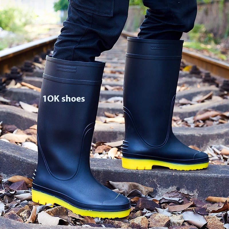 High-top Waterproof And Non-slip10kv High-voltageulated Rain Boots For Men In The Distribution Room For Electricians To Prevent Electric Shock And Leakage Water Shoes