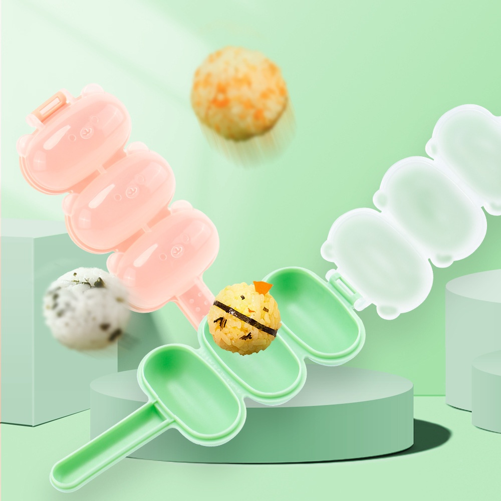Douyin Rice Ball Shake Baby Feeding Complementary Food Bento Rice Shake Children's Small Ball Three-in-one Rice Ball Mold