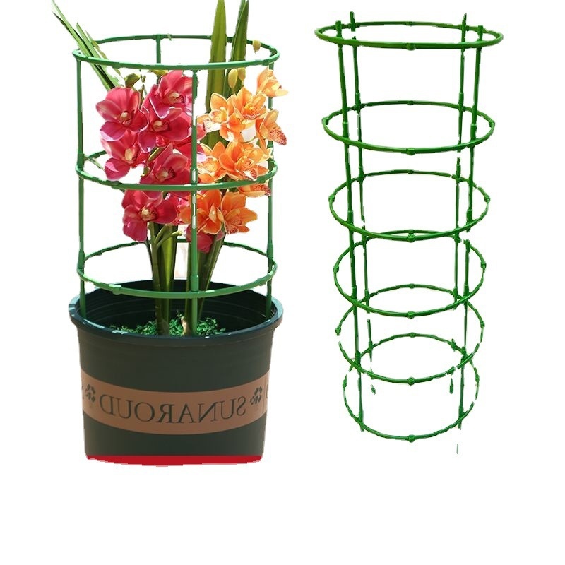 Bracket Support Rod Lotus Grafted Crab Claw Orchid Round Flower Stand Bracket Crab Claw Lotus Leaf Vine Flower Stand