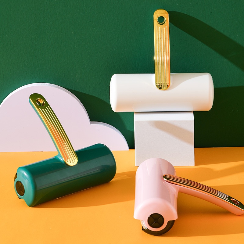 Light Luxury Covered Hair Remover Household Clothing Cleaning Roller Hair Remover Tearable Dust Paper Cat Hair Brush