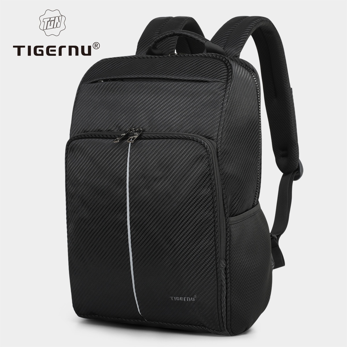 Tigernu Business Men's Water-proof And Anti-theft Large-capacity Backpack Men's Simple And Stylish Wear-resistant Nylon Backpack