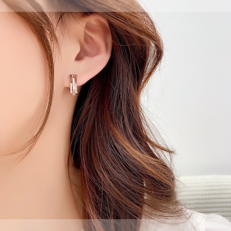 Hot-selling Earrings For Women Style Korean Temperament Internet Celebrity Earrings High-end Earrings Autumn And Winter Earrings - 2