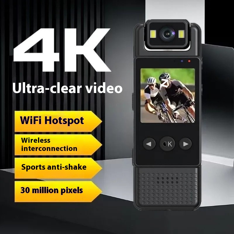 Professional Video Recorder Hd Wifi Camera Sports Camera With Screen Riding Law Enforcement Recorder Recording Pen