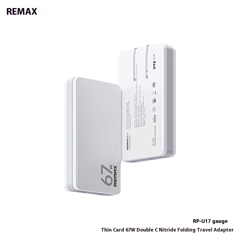 67 WDual CGa NFolding Travel Adapter Fast Charging Head Portable Mobile Phone Charger