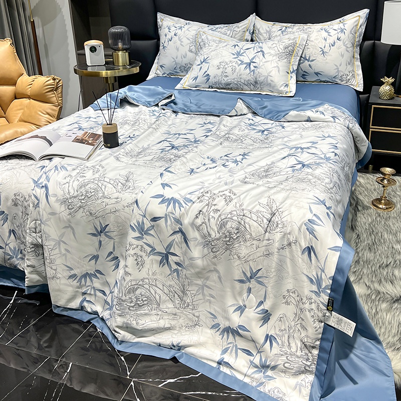 Summer Air-conditioned Washed Silk Summer Cool Quilt Set Of Four