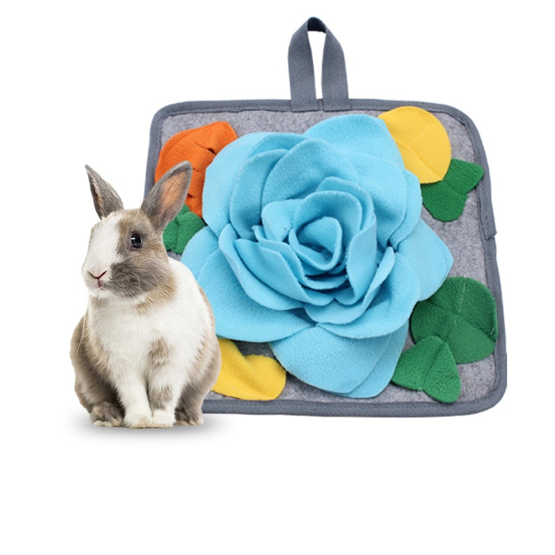 Simple Version Of The Rabbit Sniffing Mat To Add Fun Toys Anxiety Squatting Mat To Release Pressure Slow Food Pet Sniffing Mat