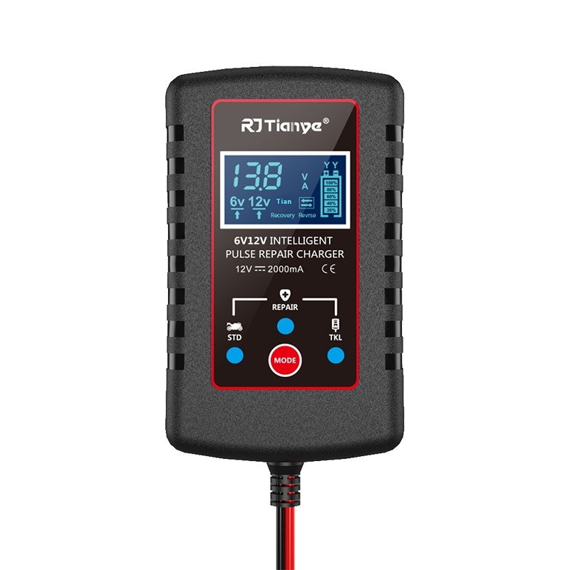 Ultra-thin6 V12 VCharger(ASEAdapter Cable)Car Battery Charger Motorcycle Lawn Mower