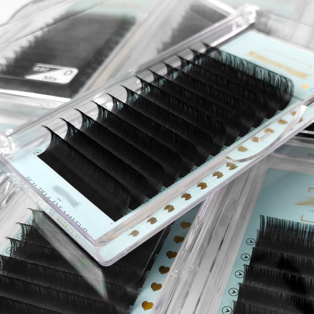 Eyelash Grafting LC/LD/M Foreign Trade Curved Thick Curling In Stock Does Not Return To Europe And The United States False Eyelashes