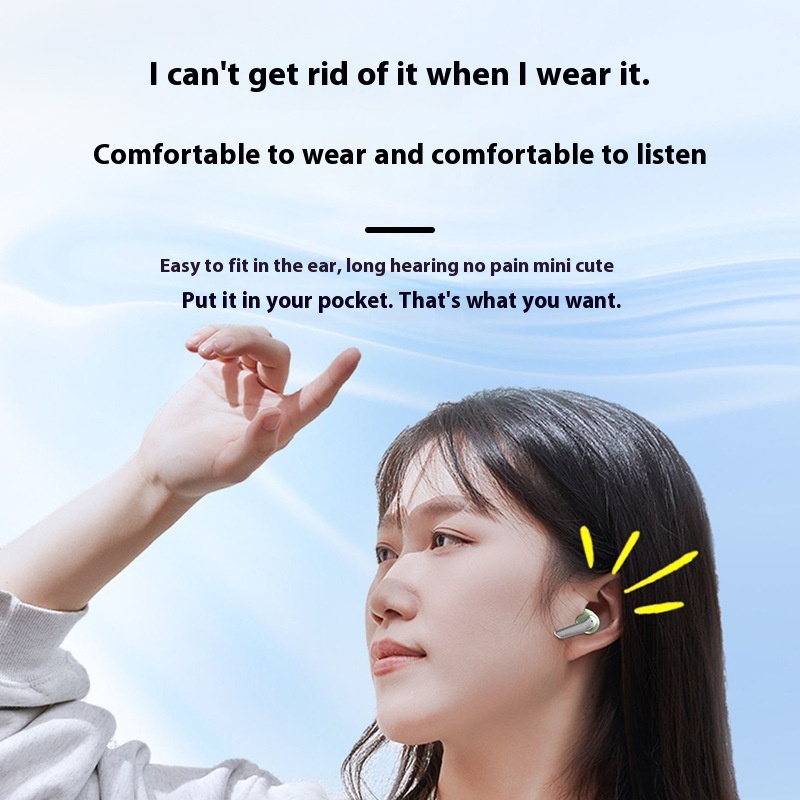 Wireless Bluetooth Headset Ear-mounted True Wireless Bluetooth Headset E- Sports Gaming Noise Canceling Headset Wireless Bluetooth - 2