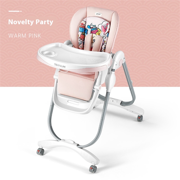 Teknum Baby Dining Chair Foldable Baby Dining Table Portable6-month Child Bb Sitting Chair Adjustable