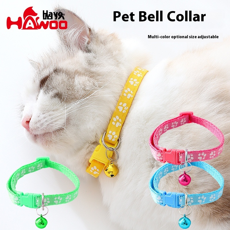 Large Amount Of Special Price Footprint Patch Bell Pet Collar Cat Collar Pet Collar Collar