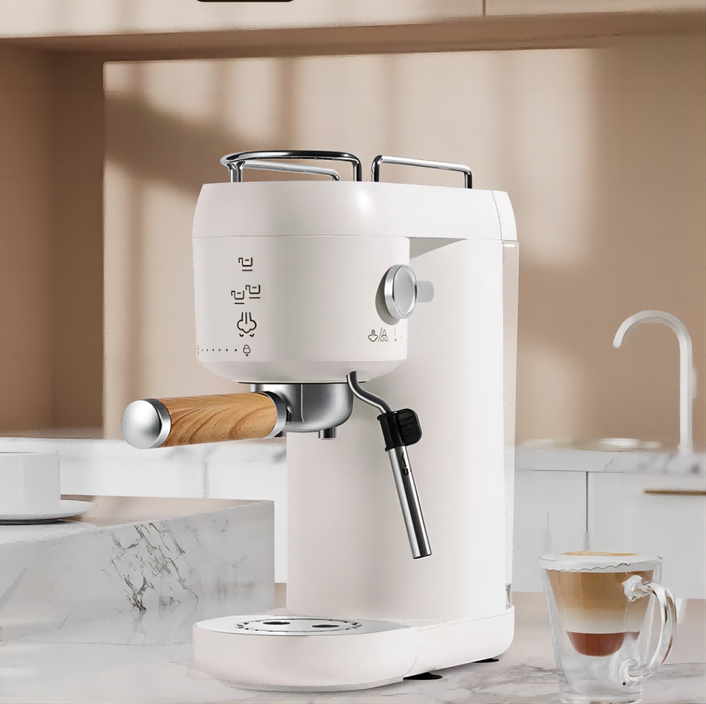 Household Small Italian Semi-automatic Coffee Machine