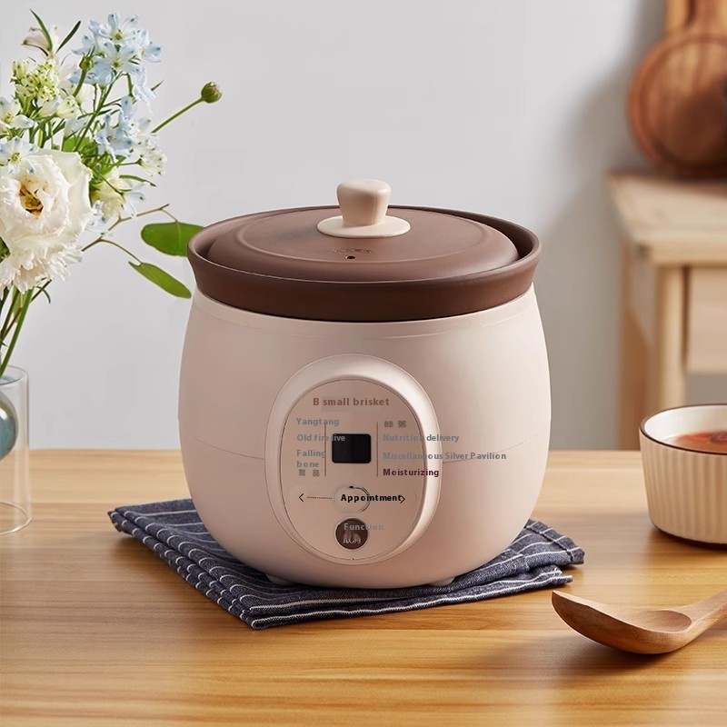 Bear/Little Bear DDG-D20 S2 Electric Stew Pot Household Purple Sand Smart Appointment Timed Cooking Porridge And Soup Pot