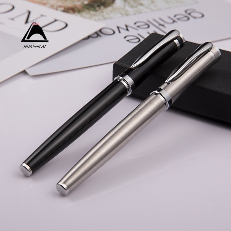 Metal Gel Pen Business Advertising Gift Ballpoint Pen Signature Pen Printed One Piece Drop Shipping