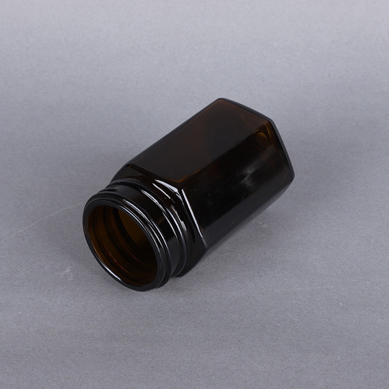 150ml Glass Bottle Honey Bottle Tea Cream Mask Facial Cream Cosmetic Bottle Hexagonal Bottle High Temperature Resistance Can Be Equipped With A Lid