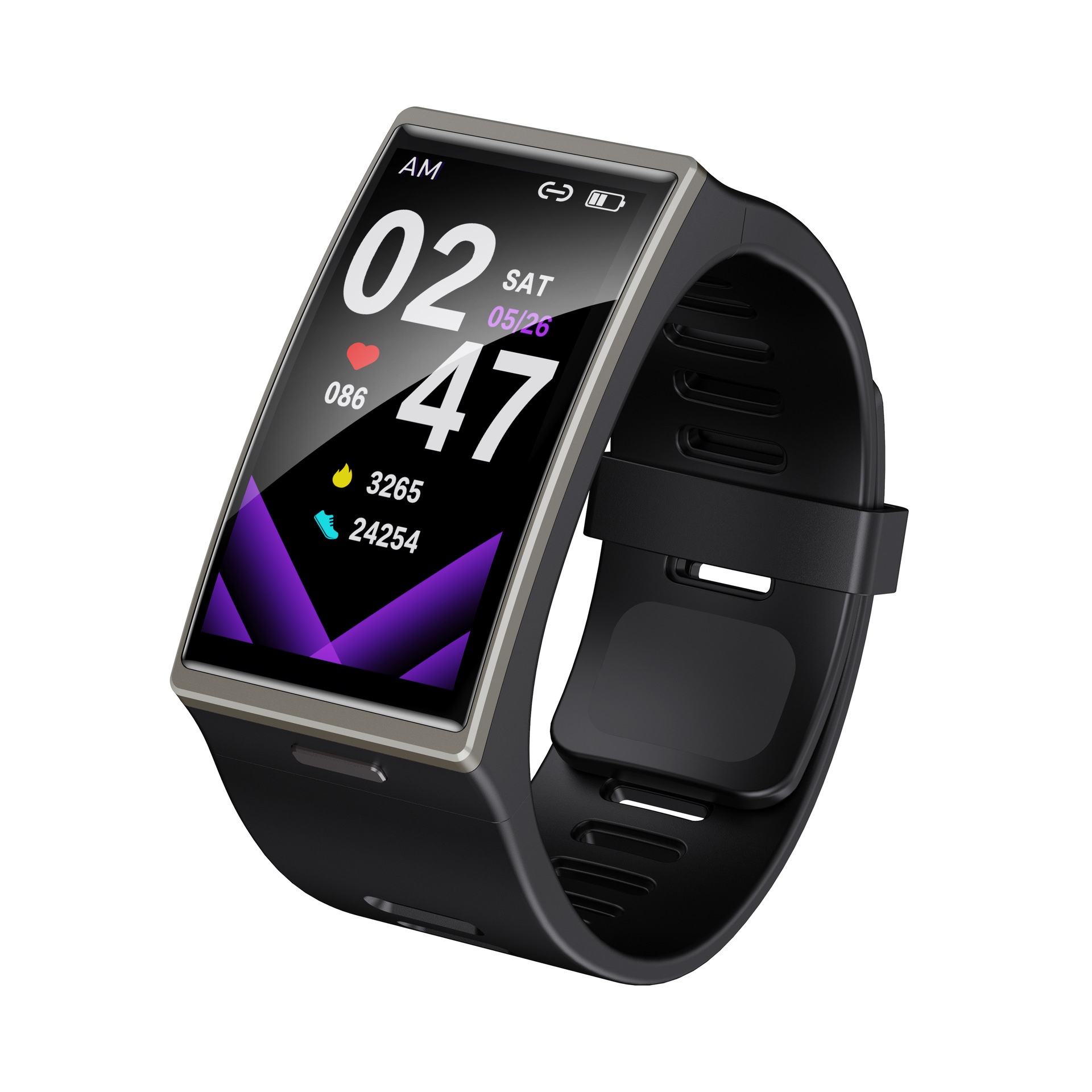 DM12 Smart Watch Heart Rate Blood Pressure Sleep Monitoring I Information Push 1.91 Super Large Screen Smart Bracelet