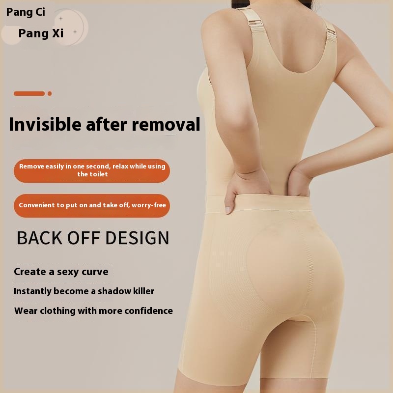Tingmei [seamless Body-shaping Garment] Belly-tinching Hip-lifting Body-shaping Garment Belly-tinching Pants Back-off Body-shaping Garment