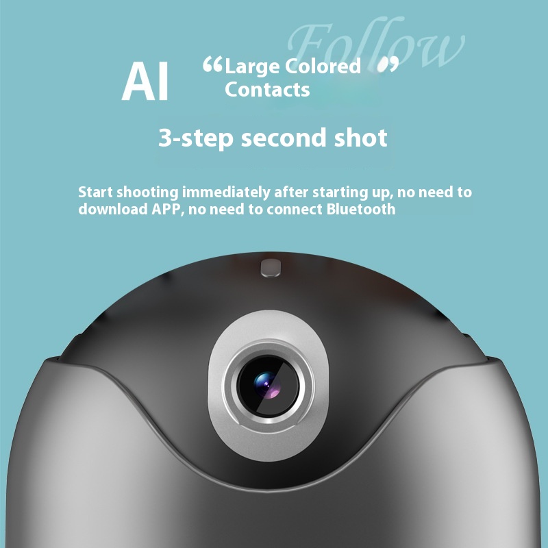 360-degree Smart Dual-axis Camera Head Q8 Video Photography Stabilizer Mobile Phone Head