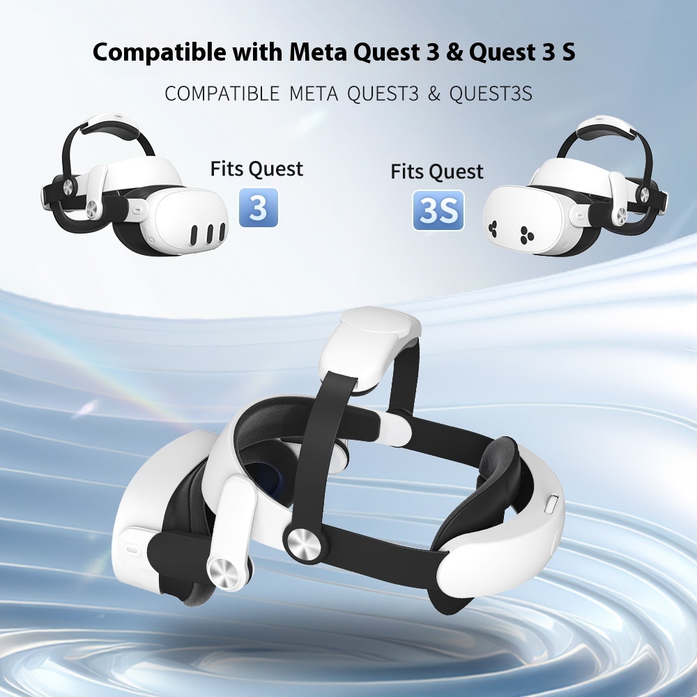 Meta Quest3s Headwear ABS Elite Oculus Quest3 Charging Headband VR Accessories