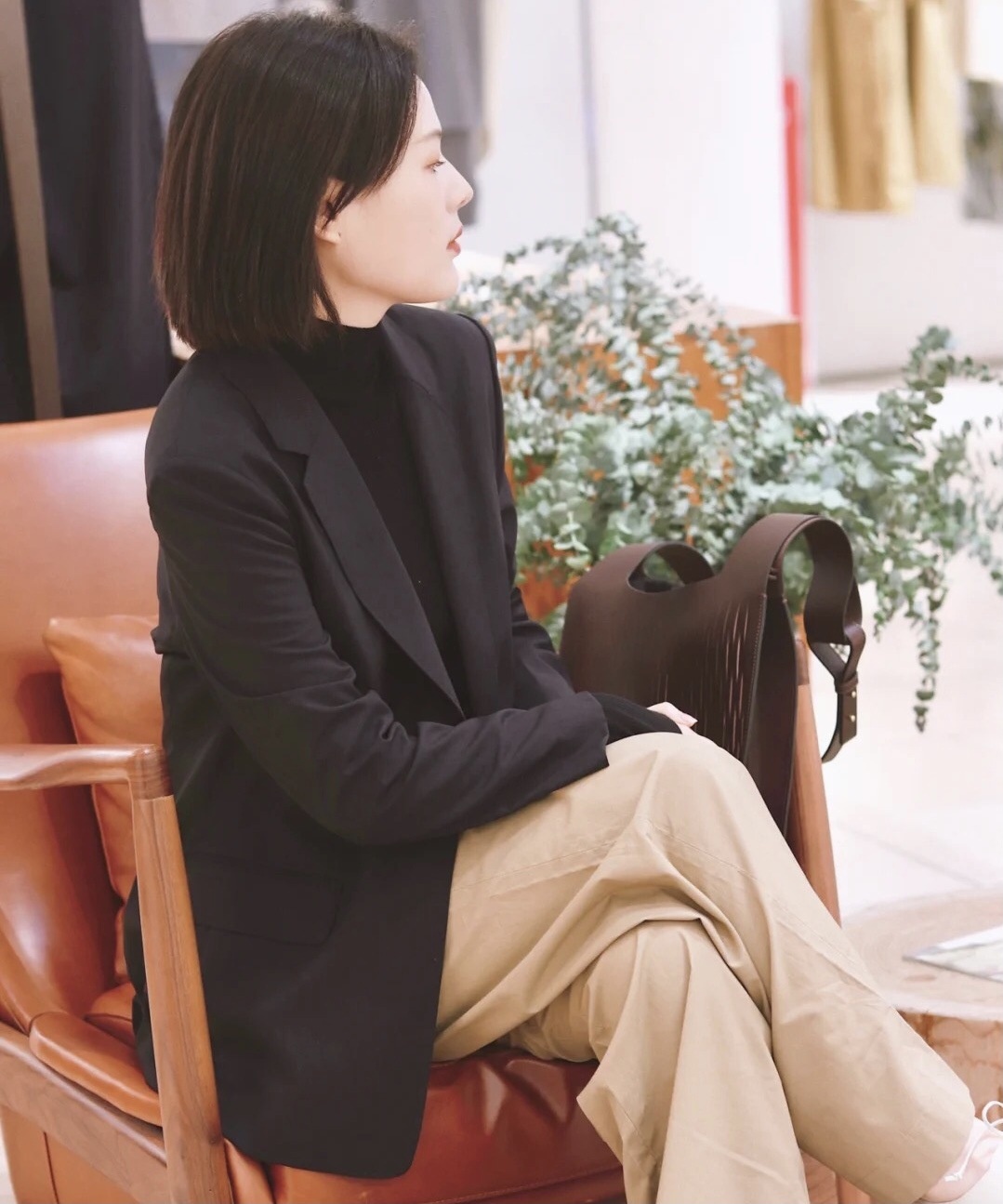 Rongxin Rongxin High-end Workplace King-level Suit Set Woven Worsted Wool Commuter Style Suit Tapered Pants Trousers