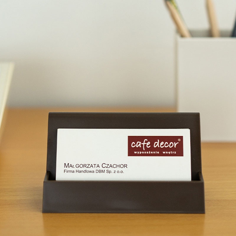 Simple Desktop Business Card Box Office Business Card Holder Creative Business Card Storage Box Business Card Holder Brand Name Display Stand