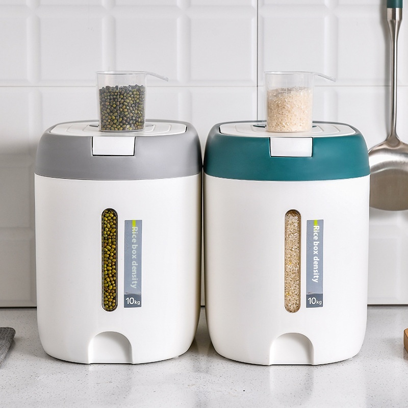 Rice Bucketect-proof Moisture-proof Sealed Household Food-grade Rice Jar Rice Box Flour Rice Storage Rice Jar Storage Box