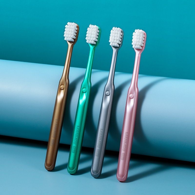 Style Down Silk Wide Head Toothbrush Soft Bristles Single Adult Fine Soft Bristle Toothbrush Household Simple Toothbrush