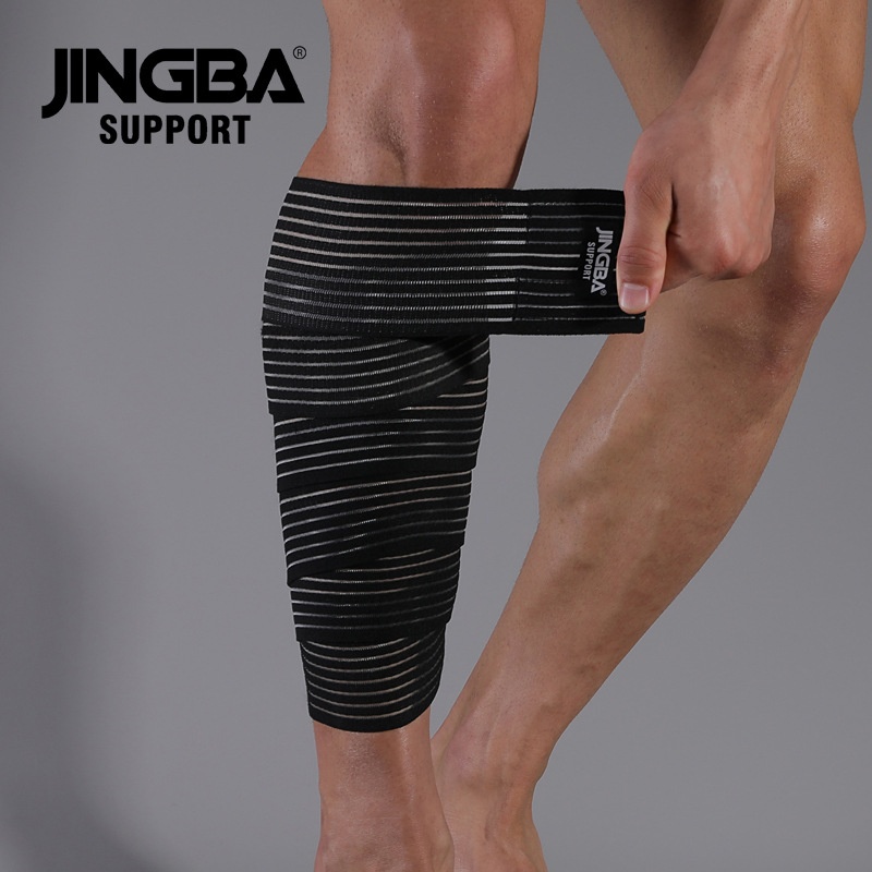 JINGBASports Leggings Bandage Wrap Football Running Fitness Clean And Jerk Boxing Pressure Protection Outdoor