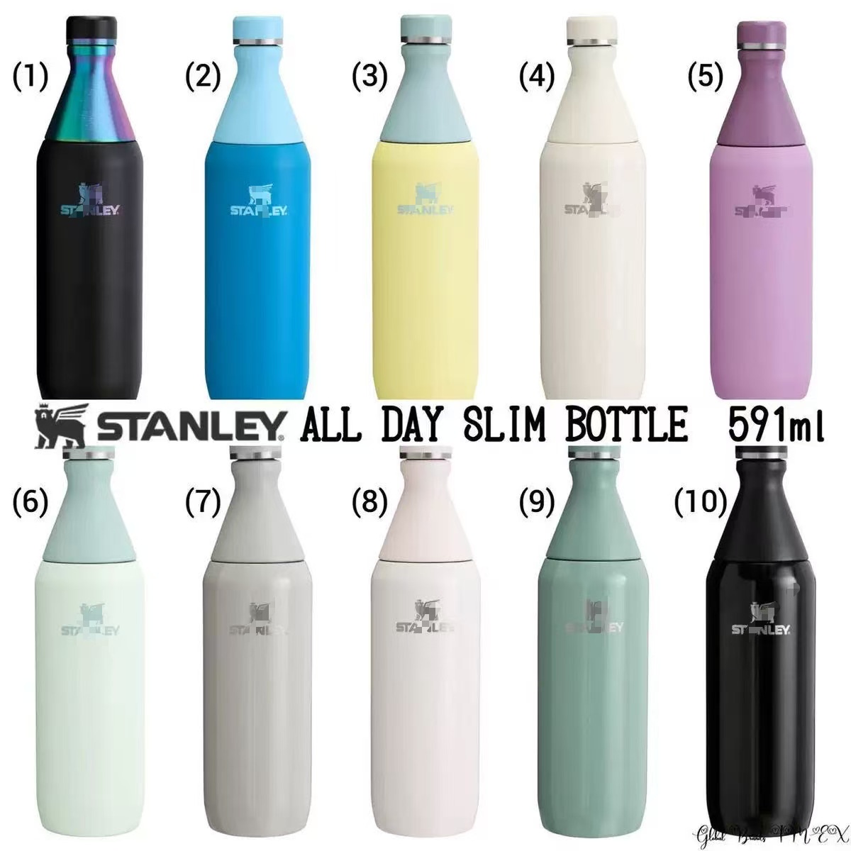 Stan.Ly American Small Mouth Bottle Dispensing Bottle Multi-Capacity Coke Bottle Stainless Steel Thermal Ulation