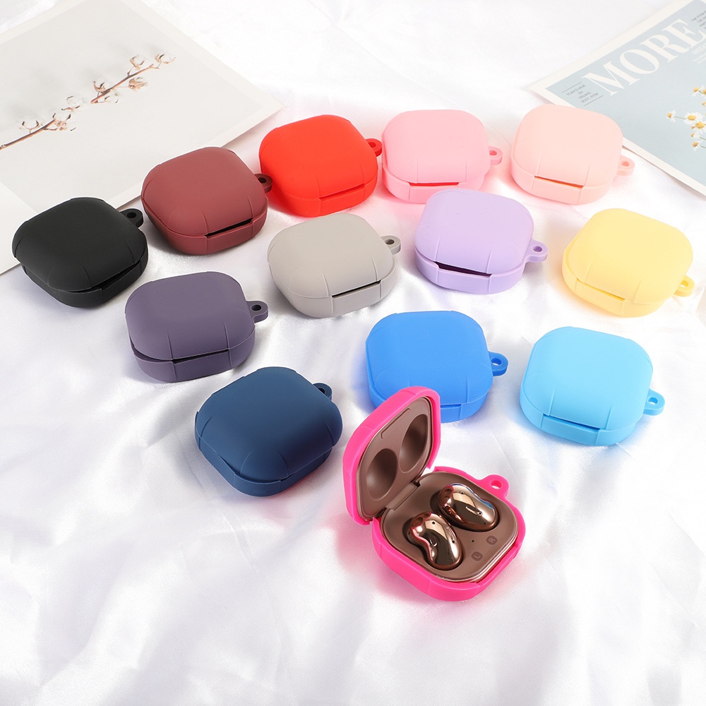 Suitable For Samsung Galaxy Buds2/Pro Wireless Bluetooth Headset Silicone Protective Cover Thickened Case