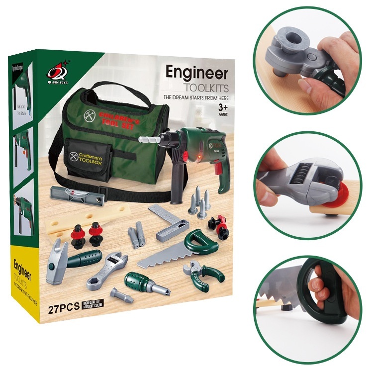 Play House DIYSimulation Electric Impact Drill Boy Repair Tool Set Children's Educational Toys