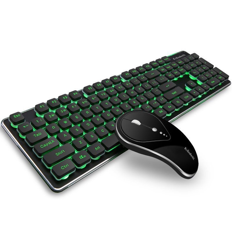 Viper W K500 Rechargeable Luminous Gaming Wireless Keyboard And Mouse Set Silent U S B Keyboard Mouse Computer Office Home