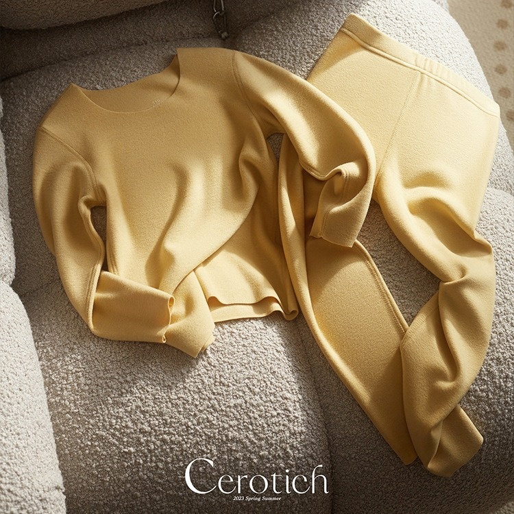 Cerotich Yifeisi Children's German Velvet Thermal Underwear Set Autumn And Winter Boys And Girls Self-heating Autumn Clothes And Autumn Trousers