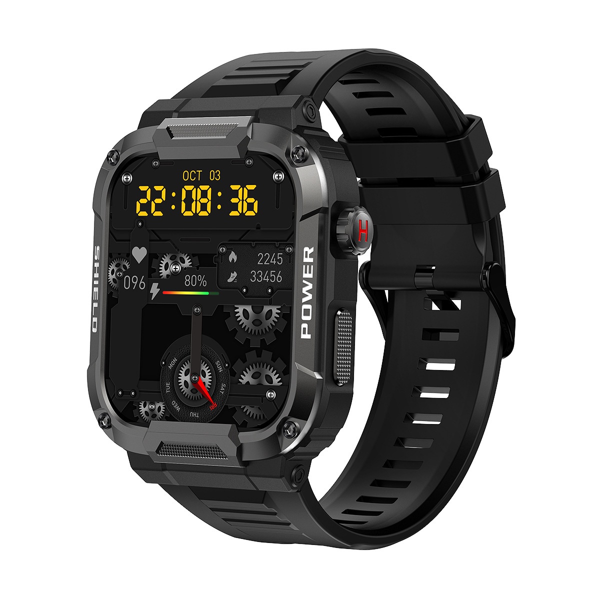 Smart Watch Bluetooth One-click Link Rotating Button Triple Waterproof Swimming