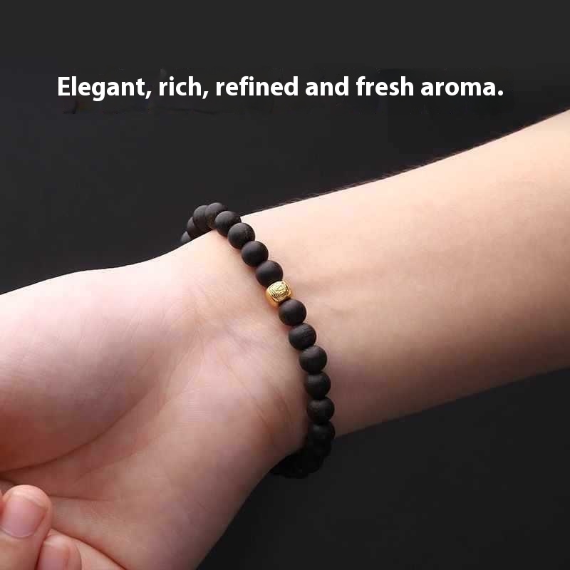 Natural Nha Trang Qinan Aquilarius Bracelet Zaji Ram Xiaomi Beads Full Submerged Transfer Beads Couple