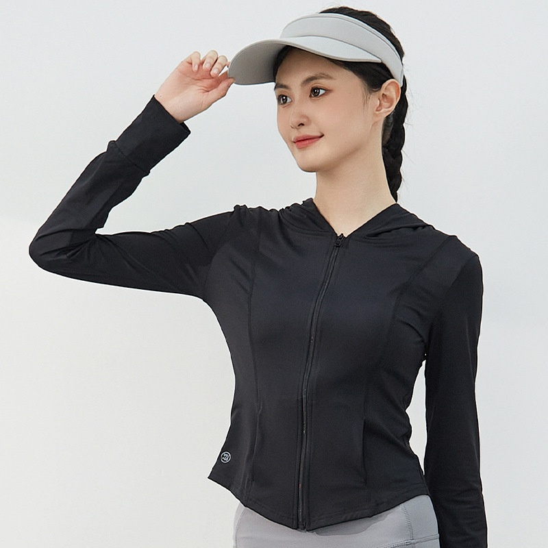 Slim-fitting Stand-up Collar Sun Protection Clothing For Women,Original Yarn Sun Protection Clothing,Women's Slim-fitting Hooded Breathable Anti-ultraviolet UPF50+Sun Protection Shirt