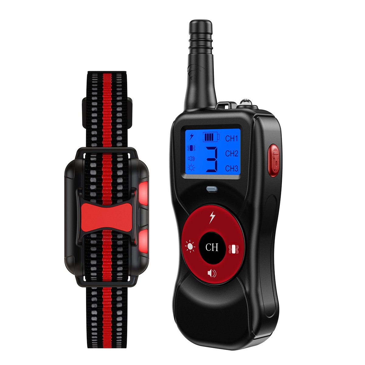 Dog Training Tools Remote Control Rechargeable Waterproof Dog Training Device Barking Control Training Collar Pet Supplies