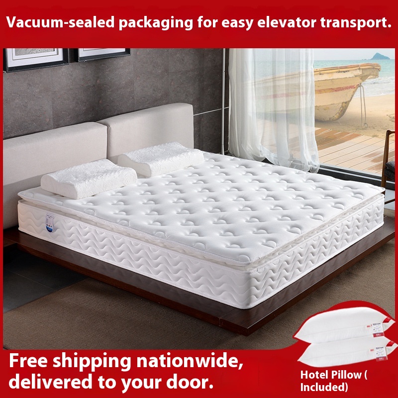 Muyi Vacuum Compressed Thai Latex Mattress Super Soft Hotel Mattress Simmons1.35m1.8m2.2m