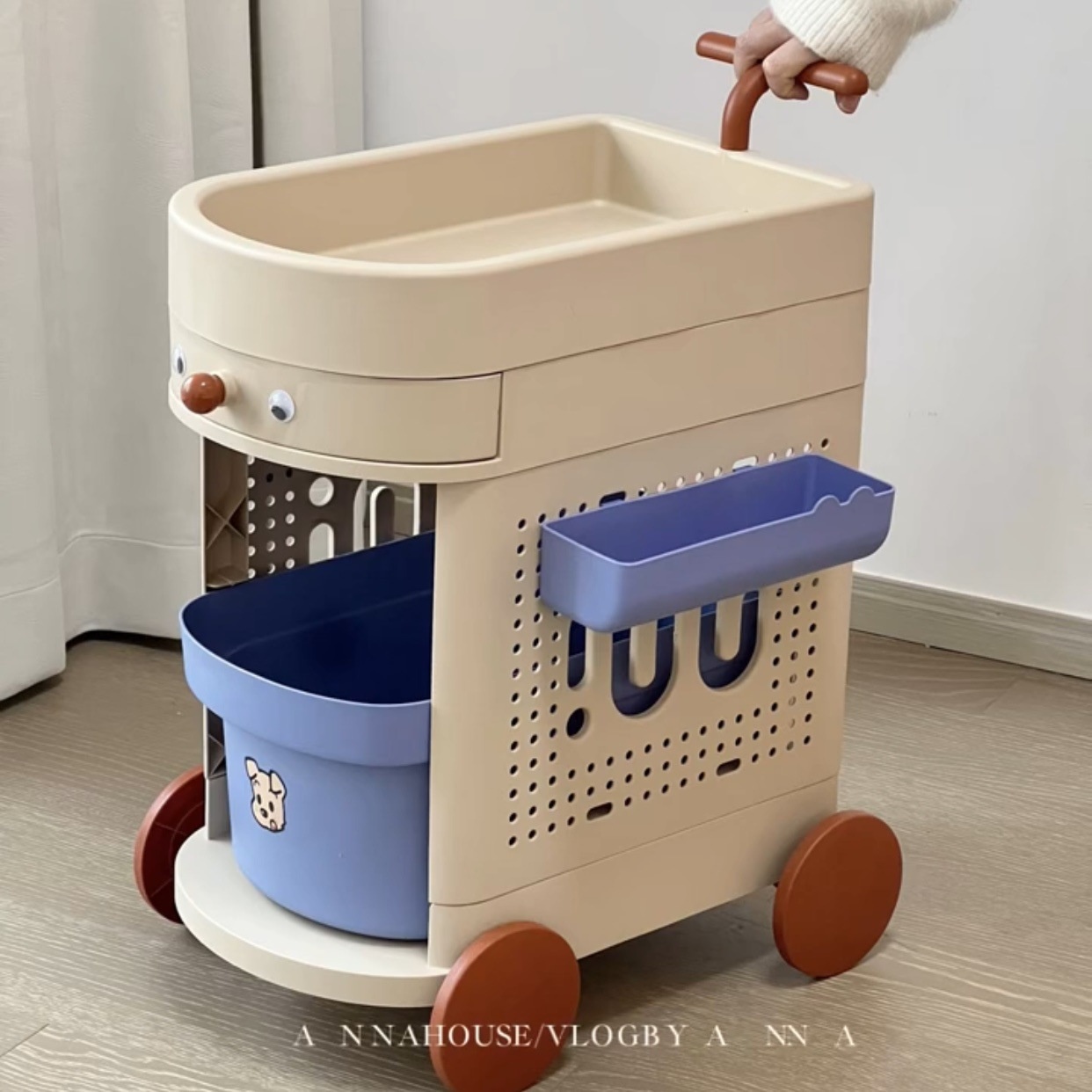 Trolley Lightweight Mobile Storage Rack Multi-Layer Drawer-Type Toy Snack Bag Storage Rack With Good Appearance