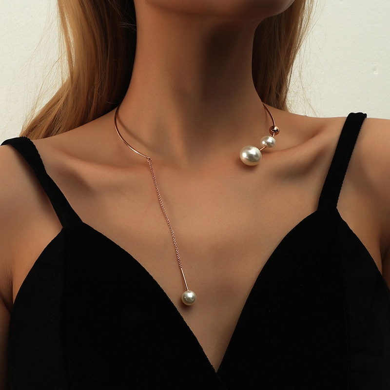 Pearl Necklace Clavicle Chain,Fashion Necklace Jewelry