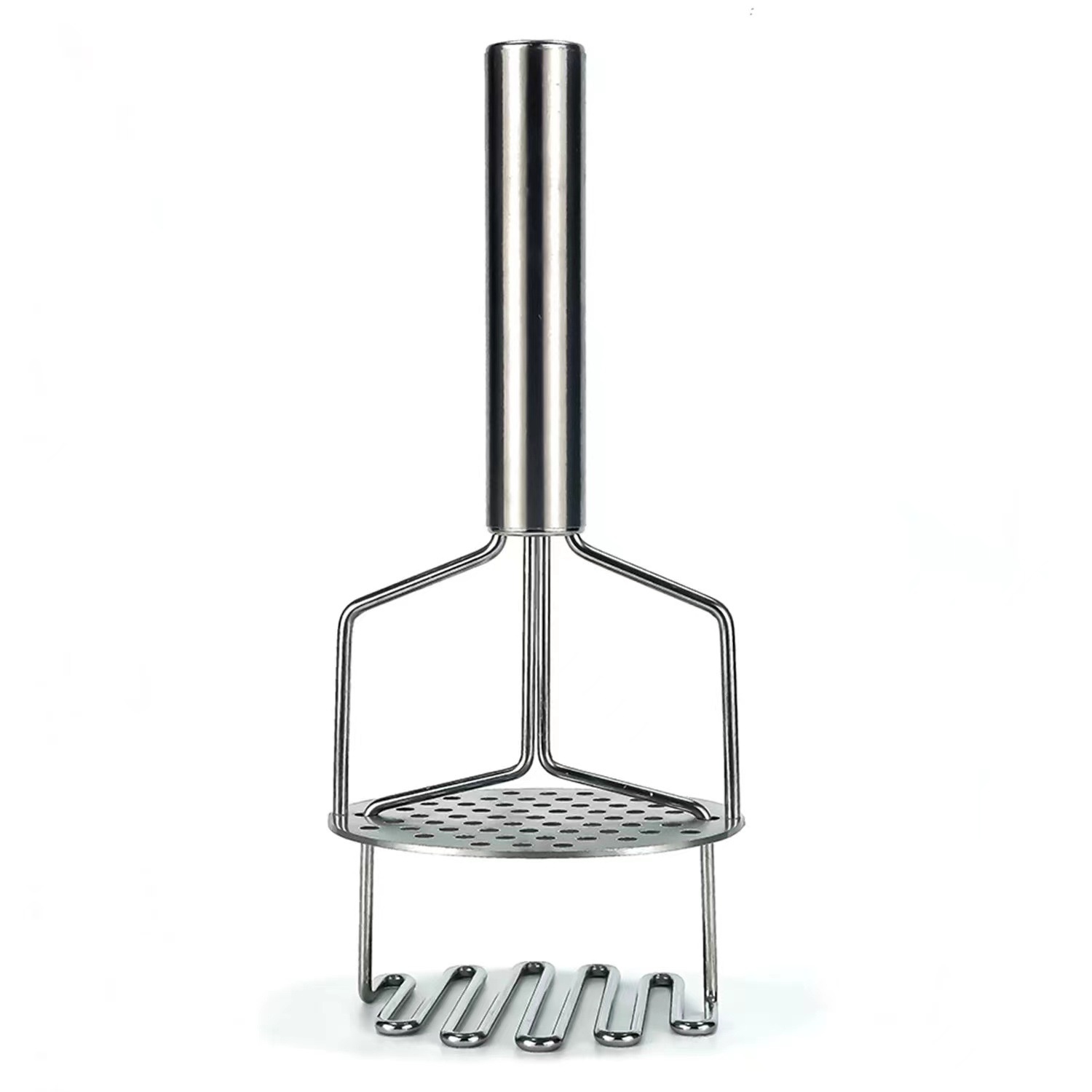 Stainless Steel Potato Masher Household Manual Potato Masher Potato Masher Kitchen Baby Food Supplement Gadget