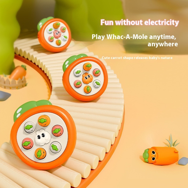 Radish Hit Gophers Press Music Press Hit Gophers Toy Kindergarten Rewards Small Gift Game Machine Interactive