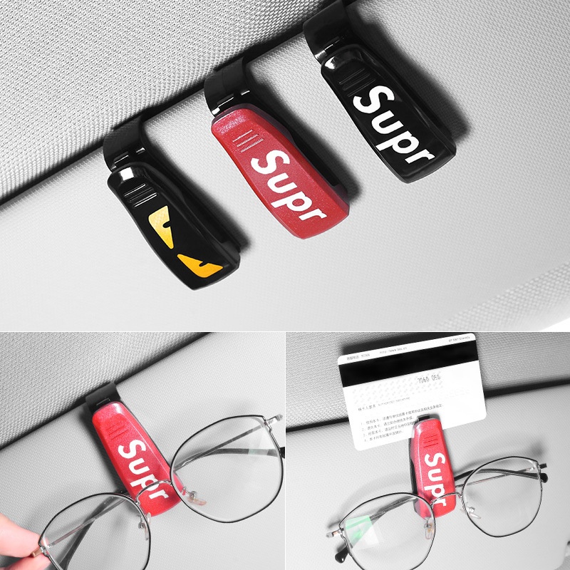 YCar Glasses Clip,Car Glasses Frame,In-car Glasses Case,Car Eye Box